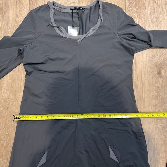 MADO ET LES AUTRES Women's Long Sleeve Fancy Tunic Dress Size 5 In Gray - Picture 4 of 8